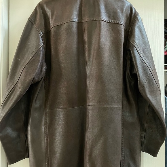 Custom Men’s Leather Coat made by Herdsman Leather Manchester VT - Picture 4 of 5